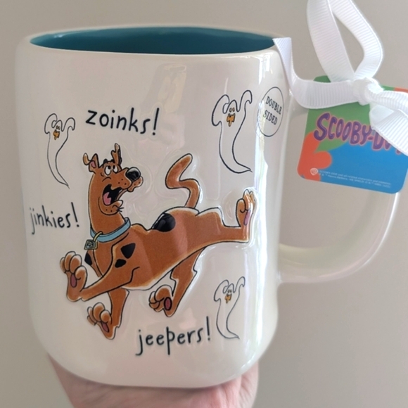 ❌SOLD❌Rae Dunn x Scooby Doo RUH ROH! Scooby-Doo and Ghost 👻 Halloween Mug - Picture 3 of 8